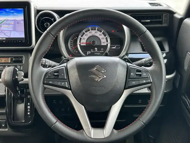 スズキ スペーシア カスタム HYBRID XS ターボ 福島県 2021(令3)年 5万km スチールシルバーM デュアルカメラブレーキサポート/車線逸脱抑制機能/車線逸脱警報機能/アダプティブクルーズコントロール/純正ナビゲーション/【CD/DVD/SD/USB/BT/TV】/全方位モニター/エンジンスターター/両側電動スライドドア/前席シートヒーター/パドルシフト/ステアリングリモコン/ヘッドアップディスプレイ/リアサーキュレーター/リアドアシェード/シートバックテーブル/LEDオートライト/LEDフォグランプ/純正フロアマット/純正ドアバイザー