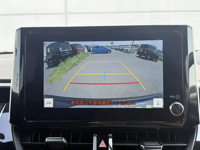 トヨタ カローラ クロス ハイブリッド Z 千葉県 2024(令6)年 0.1万km ダークブルーマイカM トヨタセーフティセンス/　衝突軽減ブレーキ/レーンキープアシスト/　レーダークルーズコントロール/オートハイビーム/　クリアランスソナー/ブラインドスポットモニター/　安心降車アシスト/純正メーカーディスプレイオーディオ/　フルセグ/BT/USB/カープレイ/バックカメラ/ステアリングスイッチ/ETC/パワーバックドア/レザーシート/パワーシート(D席)/シートヒーター(D/N席)/LEDヘッドライト/オートライト/フォグライト/スマートキー/プッシュスタート