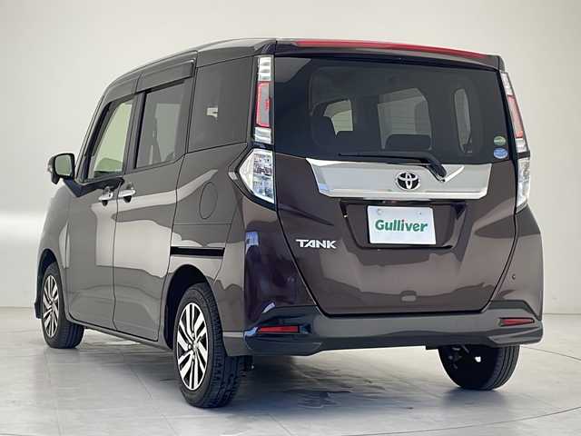 トヨタ タンク カスタムG S 沖縄県 2017(平29)年 5万km プラムブラウンパールクリスタルシャイン 純正SDナビ(NSZT-W66T)/　CD/DVD/SD/BT/フルセグ/バックカメラ/ビルトインETC/両側パワースライドドア/衝突被害軽減システム/クルーズコントロール/レーンキープアシスト/コーナーセンサー/アイドリングストップ/前席シートヒーター/オートライト/LEDヘッドライト/純正14インチAW/純正フロアマット/プッシュスタート/スマートキ―/保証書/取扱説明書