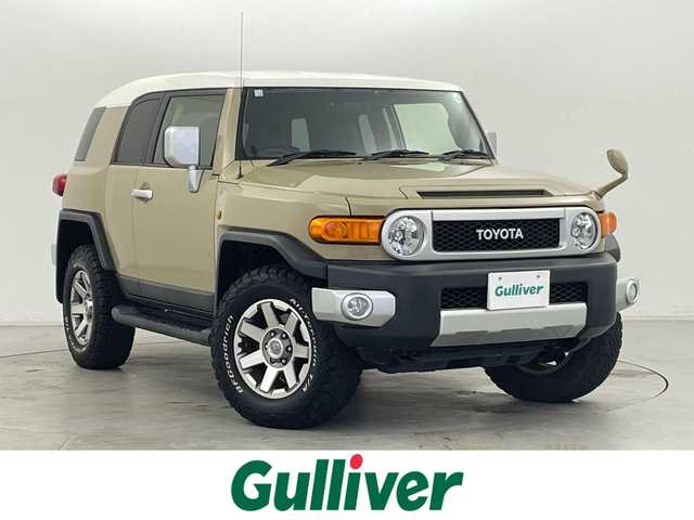 トヨタ ＦＪクルーザー 群馬県 2014(平26)年 8.6万km ベージュ/ホワイト ナビ　フルセグ　Ｂｌｕｅｔｏｏｔｈ　バックカメラ　前後ドライブレコーダー　ＥＴＣ　純正フロアマット　フロントフォグランプ　ＬＥＤヘッドライト　純正アルミホイール１７インチ　コーナーセンサー　禁煙車
