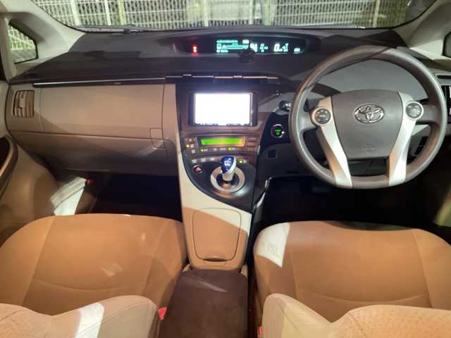 トヨタ プリウス S 神奈川県 2009(平21)年 9.9万km レッドマイカメタリック ETC/１セグテレビ/ステアリングリモコン/USB×２/FM/AM