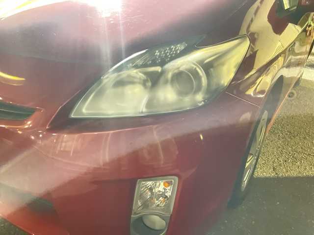 トヨタ プリウス S 神奈川県 2009(平21)年 9.9万km レッドマイカメタリック ETC/１セグテレビ/ステアリングリモコン/USB×２/FM/AM