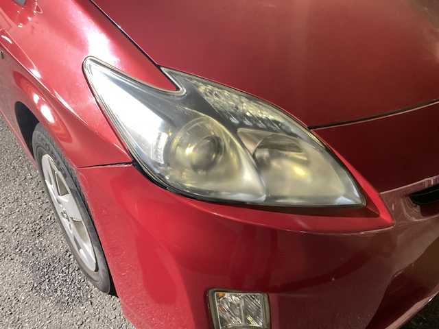 トヨタ プリウス S 神奈川県 2009(平21)年 9.9万km レッドマイカメタリック ETC/１セグテレビ/ステアリングリモコン/USB×２/FM/AM