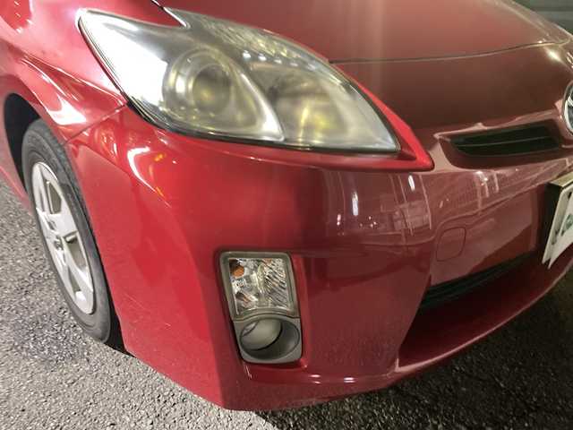 トヨタ プリウス S 神奈川県 2009(平21)年 9.9万km レッドマイカメタリック ETC/１セグテレビ/ステアリングリモコン/USB×２/FM/AM