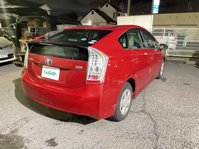 トヨタ プリウス S 神奈川県 2009(平21)年 9.9万km レッドマイカメタリック ETC/１セグテレビ/ステアリングリモコン/USB×２/FM/AM