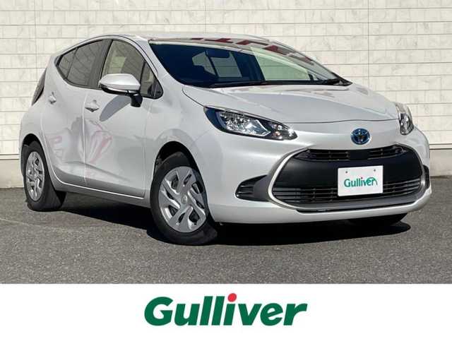 トヨタ アクア G 山口県 2021(令3)年 4.1万km プラチナホワイトパールマイカ 純正ディスプレイオーディオ/（ナビあり）/BT/ETC/LEDライト/コーナーセンサー/レーンアシスト/衝突軽減ブレ―キ/バックカメラ/クルーズコントロール/電動格納ミラー/純正フロアマット