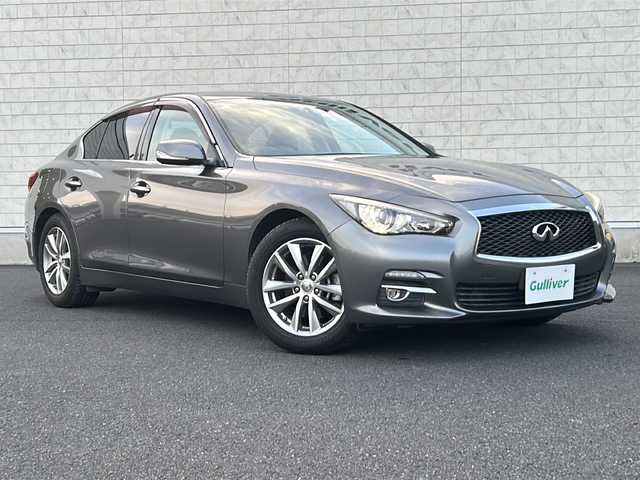 日産 スカイライン 200GT－t 茨城県 2014(平26)年 3.8万km ダークメタルグレー ビーグルダイナミクスコントロール/純正ナビ/　　BT/CD/DVD/ワンセグ/バックカメラ/ドライブレコーダー付デジタルインナーミラー(駐車監視録画付)/インテリジェントクルーズコントロール/パワーシート/ハーフレザーシート/純正17インチアルミホイール/LEDオートライト/アイドリングストップ/スマートキー/ETC