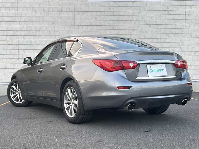 日産 スカイライン 200GT－t 茨城県 2014(平26)年 3.8万km ダークメタルグレー ビーグルダイナミクスコントロール/純正ナビ/　　BT/CD/DVD/ワンセグ/バックカメラ/ドライブレコーダー付デジタルインナーミラー(駐車監視録画付)/インテリジェントクルーズコントロール/パワーシート/ハーフレザーシート/純正17インチアルミホイール/LEDオートライト/アイドリングストップ/スマートキー/ETC