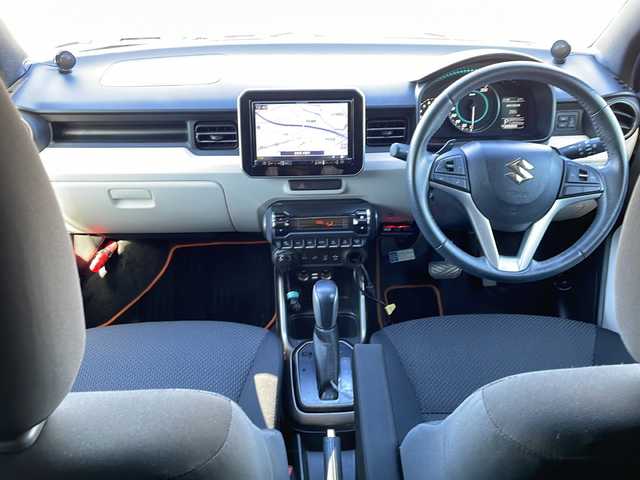 スズキ イグニス ハイブリッド MZ 徳島県 2016(平28)年 10.6万km ネオンブルーM 社外8型ナビ　AVIC-RL99/（BT/フルセグ/DISC/USB/HDMI）/バックカメラ/D/N席シートヒーター/LEDヘッドライト/純正16インチアルミホイール/ETC/クルーズコントロール/純正フロアマット/ヒルディセントコントロール/オートライト/プッシュスタート/スマートキー/スペアキー/グリップコントロールスイッチ