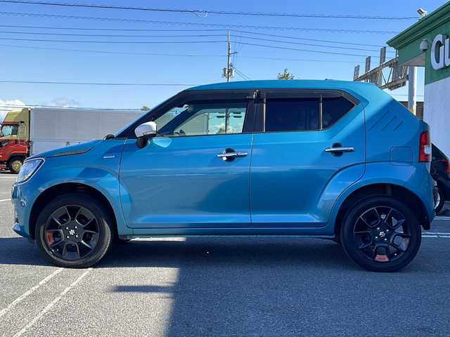 スズキ イグニス ハイブリッド MZ 徳島県 2016(平28)年 10.6万km ネオンブルーM 社外8型ナビ　AVIC-RL99/（BT/フルセグ/DISC/USB/HDMI）/バックカメラ/D/N席シートヒーター/LEDヘッドライト/純正16インチアルミホイール/ETC/クルーズコントロール/純正フロアマット/ヒルディセントコントロール/オートライト/プッシュスタート/スマートキー/スペアキー/グリップコントロールスイッチ