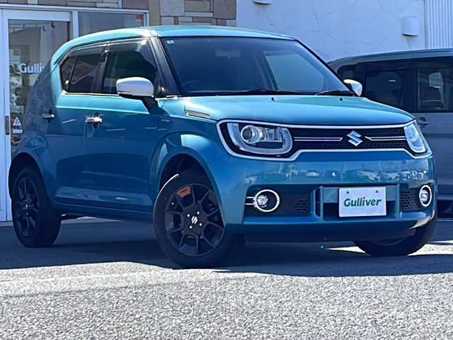 スズキ イグニス ハイブリッド MZ 徳島県 2016(平28)年 10.6万km ネオンブルーM 社外8型ナビ　AVIC-RL99/（BT/フルセグ/DISC/USB/HDMI）/バックカメラ/D/N席シートヒーター/LEDヘッドライト/純正16インチアルミホイール/ETC/クルーズコントロール/純正フロアマット/ヒルディセントコントロール/オートライト/プッシュスタート/スマートキー/スペアキー/グリップコントロールスイッチ