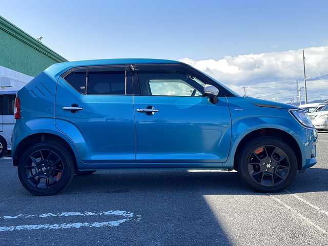 スズキ イグニス ハイブリッド MZ 徳島県 2016(平28)年 10.6万km ネオンブルーM 社外8型ナビ　AVIC-RL99/（BT/フルセグ/DISC/USB/HDMI）/バックカメラ/D/N席シートヒーター/LEDヘッドライト/純正16インチアルミホイール/ETC/クルーズコントロール/純正フロアマット/ヒルディセントコントロール/オートライト/プッシュスタート/スマートキー/スペアキー/グリップコントロールスイッチ