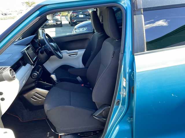 スズキ イグニス ハイブリッド MZ 徳島県 2016(平28)年 10.6万km ネオンブルーM 社外8型ナビ　AVIC-RL99/（BT/フルセグ/DISC/USB/HDMI）/バックカメラ/D/N席シートヒーター/LEDヘッドライト/純正16インチアルミホイール/ETC/クルーズコントロール/純正フロアマット/ヒルディセントコントロール/オートライト/プッシュスタート/スマートキー/スペアキー/グリップコントロールスイッチ