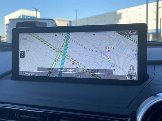 マツダ ロードスター S スペシャルパッケージ 大阪府 2025(令7)年 0.3万km スノーフレイクホワイトパールマイカ 純正ナビ（フルセグTV/Bluetooth/AM・FM）/バックカメラ/シートヒーター（運転席・助手席）/コーナーセンサー/ETC/クルーズコントロール/横滑り防止機能/本革巻きステアリング/プッシュスタート/オートライト/純正16インチアルミホイール