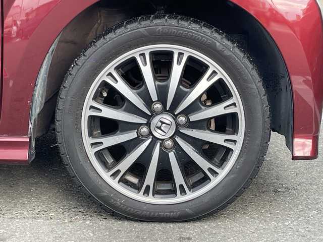 ホンダ Ｎ ＢＯＸ カスタム G ターボパッケージ 山形県 2013(平25)年 4.6万km プレミアムディープロッソパール ワンオーナー/クルーズコントロール/両側パワースライドドア/社外ナビ/地デジ/バックカメラ/ETC/横滑り防止/キセノンライト/プッシュスタート/スマートキー