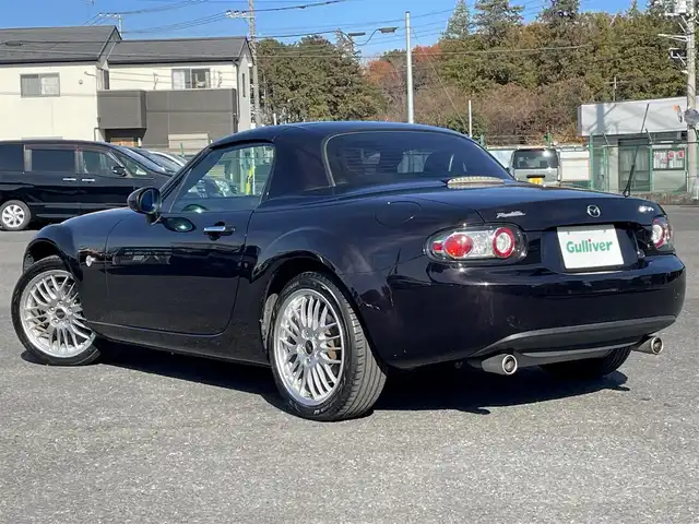 マツダ ロードスター Blaze Edition RHT 千葉県 2007(平19)年 5.2万km ラディアントエボニーマイカ 専用カラー（ラディアントエボニーマイカ）/専用BBS17インチAW/専用サンドベージュ本革シート/純正HDDナビ/BOSEサウンドシステム/純正ビルシュタインダンパー/HIDヘッドライト/電動オープン/H19.20.21.22.23.24.26.27.28.29.R3.4年ディーラー記録簿有