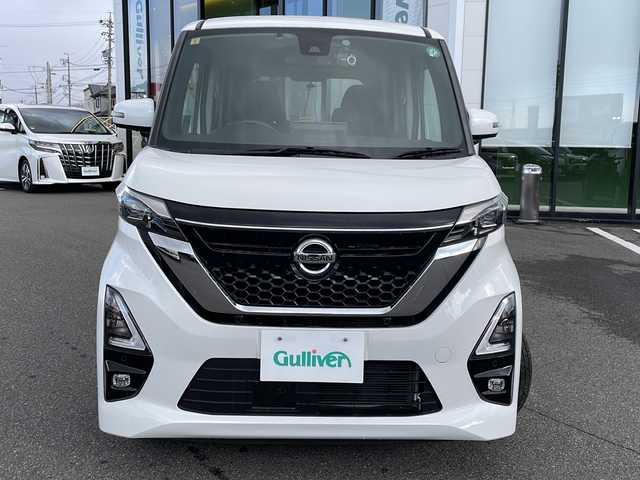 日産 ルークス HWS X プロパイロットED 岐阜県 2020(令2)年 0.8万km ホワイトパール 純正9インチナビ/フルセグTV/アラウンドビューモニター/両側パワースライドドア/エマージェンシーブレーキ/プロパイロット/純正アルミホイール/LEDヘッドライト/ドライブレコーダー/プッシュスタート/電動格納ミラー/ETC