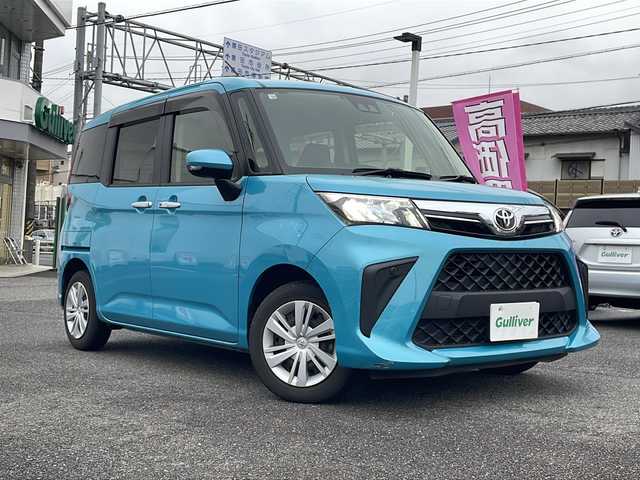 トヨタ ルーミー G 愛知県 2020(令2)年 3.3万km ターコイズブルーマイカメタリック /禁煙車/ワンオーナー//純正SDナビ・フルセグTV/　(NSZT-W68T)//Bluetooth.CD.USB//バックカメラ/ETC//ドライブレコーダー//スマートアシスト//衝突軽減ブレーキ//車線逸脱警報//前後コーナーセンサー//ステアリングスイッチ//両側パワースライドドア//LEDオートライト//アイドリングストップ//プッシュスタート//電格ミラーウインカー//純正ドアバイザー//純正フロアマット//新車保証書/取扱説明書