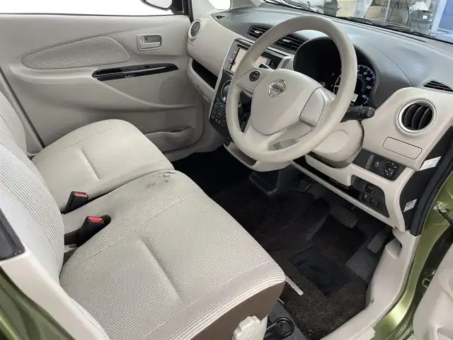 日産 デイズ X 滋賀県 2019(平31)年 7.7万km プレミアムオリーブメタリック 純正7インチナビ[CD/DVD/Bluetooth/AUX]/全方位カメラ/ETC/ドライブレコーダー/ステアリンスリモコン/プッシュスタート/電動格納ミラー/スペアキー/アイドリングストップ/前後コーナーセンサー