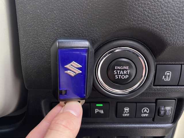スズキ ワゴンＲ スマイル HYBRID S 広島県 2022(令4)年 2.1万km シフォンアイボリーメタリック 禁煙車/純正SDナビ/(BT/DVD/CD/USB)/フルセグテレビ/アラウンドビューモニター/レーンキープアシスト/プッシュスタート/コーナーセンサー/アイドリングストップ/純正LEDヘッドライト/オートマチックハイビーム/オートライト/シートヒーター(D)/ベンチシート/ビルトインETC/純正フロアマット/スペアキー/ドラレコ
