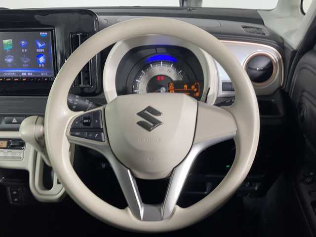 スズキ ワゴンＲ スマイル HYBRID S 沖縄県 2022(令4)年 2.1万km シフォンアイボリーメタリック 県外仕入れ/禁煙車/両側パワースライドドア/デュアルカメラブレーキサポート/社外8インチSDナビ/(BT/DVD/CD/USB/フルセグテレビ)/ステアリングスイッチ/全方位カメラ/車線逸脱抑制機能/後方コーナーセンサー/前後ドライブレコーダー/プッシュスタート/オートライト/シートヒーター/ETC/純正フロアマット/スペアキー/USBポート