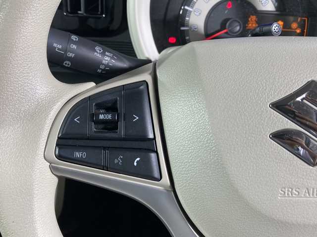 スズキ ワゴンＲ スマイル HYBRID S 沖縄県 2022(令4)年 2.1万km シフォンアイボリーメタリック 県外仕入れ/禁煙車/両側パワースライドドア/デュアルカメラブレーキサポート/社外8インチSDナビ/(BT/DVD/CD/USB/フルセグテレビ)/ステアリングスイッチ/全方位カメラ/車線逸脱抑制機能/後方コーナーセンサー/前後ドライブレコーダー/プッシュスタート/オートライト/シートヒーター/ETC/純正フロアマット/スペアキー/USBポート