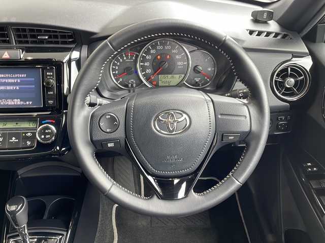 トヨタ カローラ フィールダー 1．5G ダブルバイビー 愛知県 2016(平28)年 4.5万km ブラックマイカ 衝突軽減システム/純正ナビ/フルセグ/CD DVD/Bluetooth/バックカメラ/コーナーセンサー/純正アルミホイール/LEDヘッドライト/オートマチックハイビーム/ドライブレコーダー/ETC/ステアリングスイッチ/スマートキー/プッシュスタート