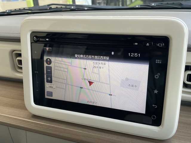 スズキ ラパン X 愛知県 2016(平28)年 6.5万km フォーンベージュメタリック/ホワイト2トーンルーフ 衝突被害軽減ブレーキ/純正７インチディスプレイオーディオ（ナビあり）/全方位カメラ/シートヒーター/フルセグTV/Bluetooth/バックカメラ/純正アルミホイール/キセノンヘッドライト/オートライト/ステアリングスイッチ/スマートキー/プッシュスタート