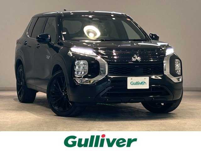 三菱 アウトランダー ＰＨＥＶ ブラックエディション 宮城県 2023(令5)年 2万km アメジストブラック 4WD/BOSEサウンド/クルーズコントロール追従有/レーンキープアシスト/オートマチックハイビーム/ダウンヒルアシストコントロール/コーナーセンサー前後/オートホールド/パドルシフト/ガラスルーフ/3列シート/電動リアゲート/置くだけ充電/100V充電/ハンドルヒーター/パワーシート/ハーフレザー/シートヒーター/純正LEDヘッドライト/フォグランプ/オートライト/純正メモリナビ/全方位バックカメラ/純正フルセグTV/Bluetooth接続/USB入力端子/純正ビルドインETC2.0/純正フロアマット/純正20インチアルミホイール