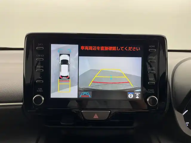 トヨタ ヤリスクロス ハイブリッド Z 群馬県 2023(令5)年 1.8万km ブラックマイカ 純正８型ディスプレイオーディオ　全周囲カメラ　ハーフレザーシート　前席シートヒーター　パワーシート　ステアリングヒーター　ビルトインＥＴＣ　アダプティブクルーズコントロール　ＢＳＭ　ＬＥＤ　禁煙