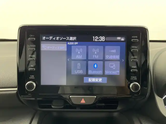 トヨタ ヤリスクロス ハイブリッド Z 群馬県 2023(令5)年 1.8万km ブラックマイカ 純正８型ディスプレイオーディオ　全周囲カメラ　ハーフレザーシート　前席シートヒーター　パワーシート　ステアリングヒーター　ビルトインＥＴＣ　アダプティブクルーズコントロール　ＢＳＭ　ＬＥＤ　禁煙
