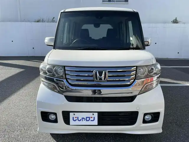 ホンダ Ｎ ＢＯＸ カスタム G ターボ Aパッケージ 千葉県 2014(平26)年 10.2万km プレミアムホワイトパール (株)IDOMが運営する【じしゃロン八千代店】の自社ローン専用車両になります。こちらは現金またはオートローンご利用時の価格です。自社ローンご希望の方は別途その旨お申付け下さい/両側パワースライドドア/純正ナビ/バックカメラ