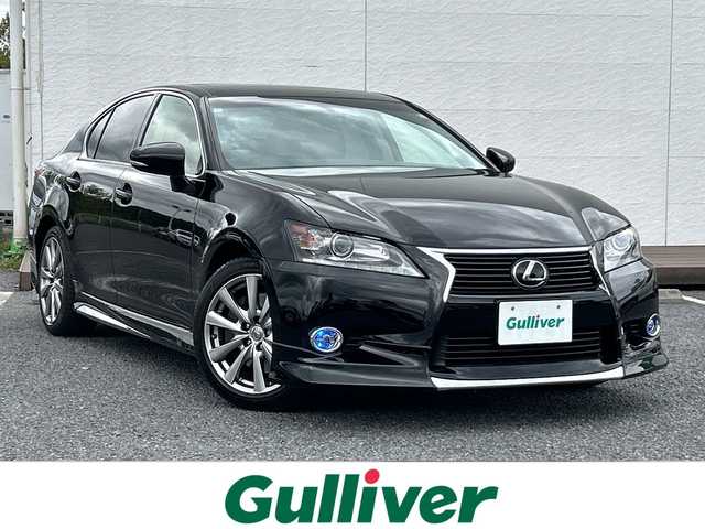レクサス ＧＳ 250 Iパッケージ 千葉県 2012(平24)年 4.6万km ブラック エアロ　サンルーフ　黒革シート　ナビ　バックカメラ　マークレビンソン　ＥＴＣ　エアシート　シートヒーター　パワーシート ＰＣＳ　ＬＫＡ　ＡＨＢ クルコン ウッドコンビハンドル ドラレコ パドルシフト