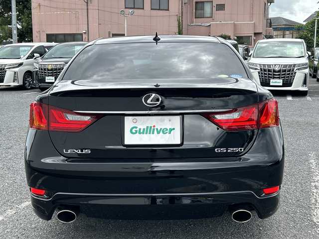 レクサス ＧＳ 250 Iパッケージ 千葉県 2012(平24)年 4.6万km ブラック エアロ　サンルーフ　黒革シート　ナビ　バックカメラ　マークレビンソン　ＥＴＣ　エアシート　シートヒーター　パワーシート ＰＣＳ　ＬＫＡ　ＡＨＢ クルコン ウッドコンビハンドル ドラレコ パドルシフト