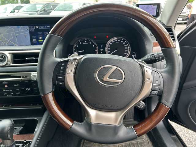 レクサス ＧＳ 250 Iパッケージ 千葉県 2012(平24)年 4.6万km ブラック エアロ　サンルーフ　黒革シート　ナビ　バックカメラ　マークレビンソン　ＥＴＣ　エアシート　シートヒーター　パワーシート ＰＣＳ　ＬＫＡ　ＡＨＢ クルコン ウッドコンビハンドル ドラレコ パドルシフト