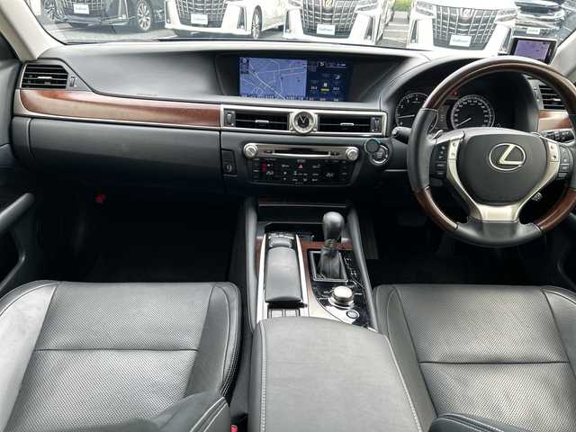 レクサス ＧＳ 250 Iパッケージ 千葉県 2012(平24)年 4.6万km ブラック エアロ　サンルーフ　黒革シート　ナビ　バックカメラ　マークレビンソン　ＥＴＣ　エアシート　シートヒーター　パワーシート ＰＣＳ　ＬＫＡ　ＡＨＢ クルコン ウッドコンビハンドル ドラレコ パドルシフト