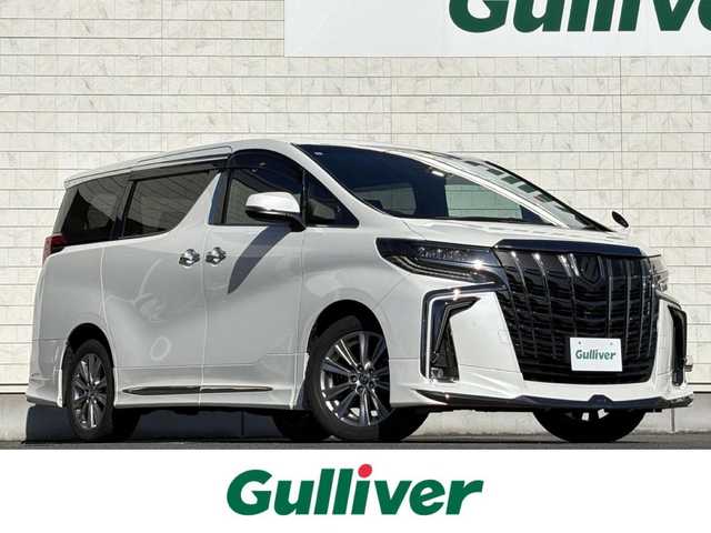 トヨタ アルファード S タイプゴールドⅡ 岩手県 2021(令3)年 7.4万km ホワイトパールクリスタルシャイン 禁煙車/4WD/モデリスタフルエアロ/モデリスタマフラー/純正ディスプレイオーディオ（ナビ機能付）/→Bluetooth/DVD/FM/AM/純正後席用フリップダウンモニター/バックカメラ/両側パワースライドドア/パワーバックドア/ハーフレザー/トヨタセーフティセンス/追従型クルーズコントロール/レーンキープアシスト/衝突軽減システム/横滑り防止装置/電子パーキング/オートブレーキホールド/オートライト/オートハイビーム/LEDヘッドライト/LEDフォグライト/純正エンジンスターター/ステアリングスイッチ/プッシュスタート/社外フロアマット/シガーソケット/スマートキー/ビルトインETC/オットマン