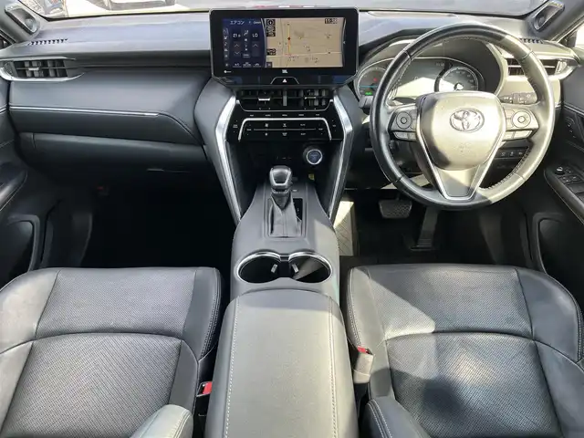 トヨタ ハリアー ハイブリッド Z レザーパッケージ 奈良県 2021(令3)年 5万km プレシャスブラックパール 純正１２．３インチ　/フルセグＴＶ/BT/USB/AUX/アラウンドビューモニター　/ＪＢＬプレミアムサウンド　/ＥＴＣ２．０　/レザーシート　/シートヒーター　/エアシート　/パワーシート　/ステアリングヒーター/ドライブレコーダー　/トヨタセーフティーセンス/電動リアゲート/LEDヘッドライト/オートライト/オートマチックハイビーム/デジタルインナーミラー/置くだけ充電/AUTOHOLD/純正19インチアルミホイール/純正フロアマット