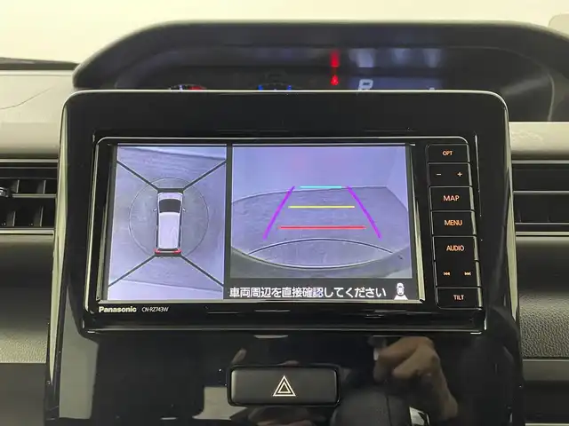 スズキ ワゴンＲ 大分県 2019(令1)年 1.9万km アーバンブラウンパールメタリック 社外ナビ/（フルセグ/Bluetooth/CD/DVD)/衝突軽減ブレーキ/レーンアラート/全方位カメラ/ヘッドアップディスプレイ/シートヒーター/オートライト/ステアリングスイッチ/プッシュスタート・スマートキー/革巻きステアリング