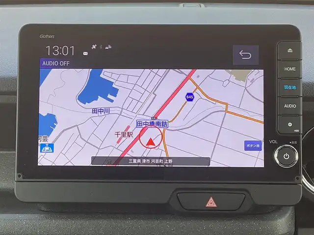 ホンダ Ｎ ＢＯＸ カスタム ターボ 三重県 2023(令5)年 0.5万km トワイライトミストブラックパール Honda SENSING/衝突軽減ブレーキ（CMBS）/踏み間違い衝突軽減システム/路外逸脱抑制機能/歩行者事故低減ステアリング/先行車発進お知らせ機能/標識認識機能/オートハイビーム/パーキングセンサーシステム/アダプティブクルーズコントロール/純正9インチナビ/フルセグ/Bluetooth/Apple Car Play/Android Auto/360°カメラ/LEDヘッドライト/両側パワースライドドア/前席シートヒーター/スマートキー/プッシュスタート/ハーフレザーシート/シートバックテーブル/ステアリングスイッチ/純正15インチアルミ