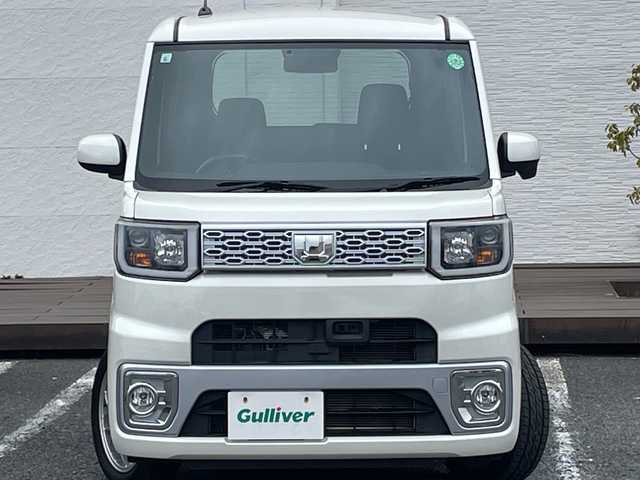 ダイハツ ウェイク G SA 千葉県 2015(平27)年 1.8万km パールホワイトⅢ 8型ナビ　フリップダウンモニター　両側パワースライドドア　ETC　バックカメラ　BT　USB　HDMI　スマアシ/　BBS15AW　HID　オートライト　スマートキー　プッシュスタート　フロアマット