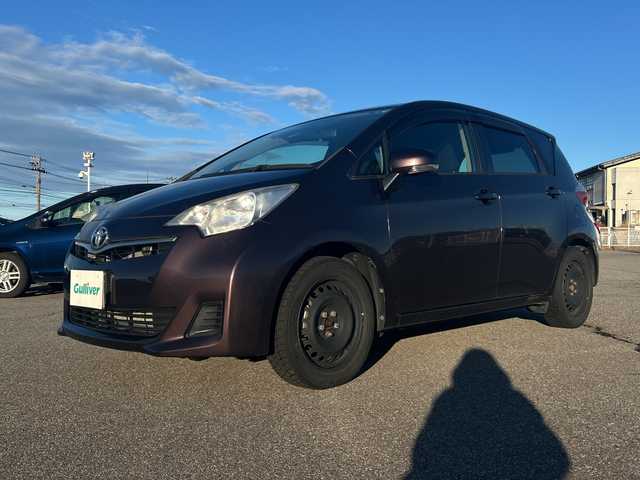 トヨタ ラクティス X 富山県 2013(平25)年 4.5万km ディープアメジストマイカメタリック 純正メモリーナビ/型式：NSCP-W62/ワンオーナー/電動格納ミラー/ビルトインETC