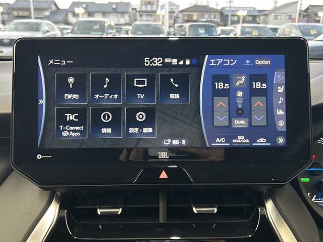 トヨタ ハリアー ハイブリッド Z レザーパッケージ 大阪府 2021(令3)年 4.7万km ブラック トヨタセーフティセンス/　・プリクラッシュセーフティ/　・レーントレーシングアシスト/　・オートマチックハイビーム/　・レーダークルーズコントロール/JBLプレミアムサウンド/純正メモリナビ/　　USB/BT/フルセグTV/パノラミックビューモニター/パワーバックドア/LEDオートライト/フォグランプ/合皮レザーシート/パワーシート/シートヒーター/エアシート/純正19インチアルミホイール/ヘッドアップディスプレイ/ブラインドスポットモニター/ステアリングヒーター/クリアランスソナー/スマートキー/ビルトインETC2.0