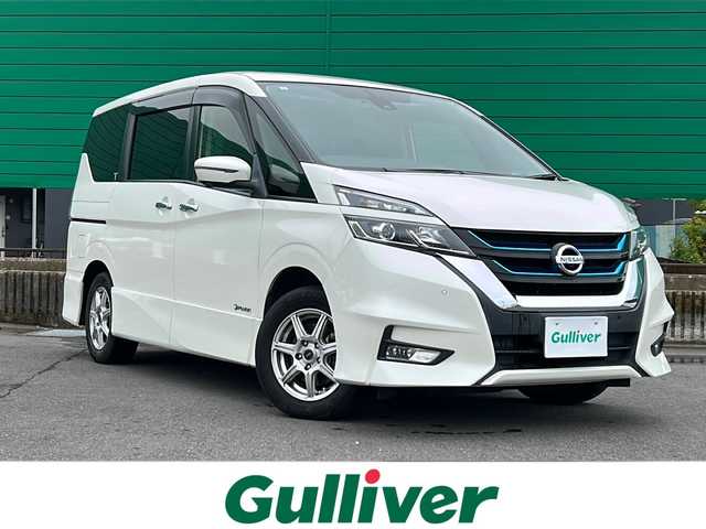 日産 セレナ e－パワー ハイウェイスター V 茨城県 2019(平31)年 14.9万km ブリリアントホワイトパール プロパイロット/後席用フリップダウンモニター/純正ナビゲーション/CD/DVD/Bluetooth/フルセグTV/アラウンドビューモニター/コーナーセンサー/エマージェンシーブレーキ/レーンキープアシスト/スマートキー×２/ビルトインETC/両側パワースライドドア/社外AW/オートライト/オートマチックハイビーム/LEDヘッドライト