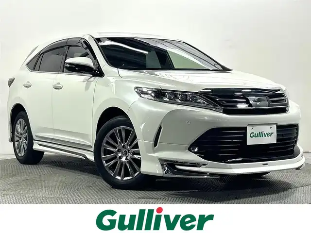 トヨタ ハリアー プレミアム 大阪府 2019(令1)年 3.1万km ホワイトパールクリスタルシャイン サンルーフ モデリスタエアロ 純正ナビ(フルセグ/DVD再生/Bluetooth) バックカメラ ETC 衝突軽減 レーダークルコン クリアランスソナー トヨタセーフティセンス パワーシート