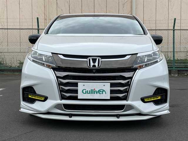 ホンダ オデッセイ アブソルート・EXホンダセンジング 東京都 2019(令1)年 2.8万km プラチナホワイトパール 純正ナビ/マルチビューカメラ/衝突軽減ブレーキ/路外逸脱抑制機能/ブラインドスポット/アダプティブクルーズ/シートヒーター/両側電動スライドドア/ＥＴＣ/パワーシート/ドライブレコーダー