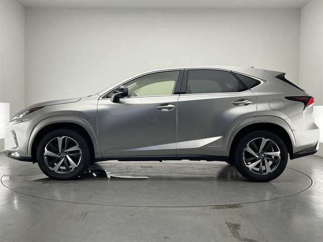 レクサス ＮＸ 300h ブラックシークエンス 愛知県 2019(平31)年 8.4万km ソニックチタニウム 純１０型ＤＡナビ　フルセグＴＶ　Ｂｌｕｅｔｏｏｔｈ　全方位カメラ　３眼ＬＥＤヘッドライト　黒革　レクサスセーフティシステム　パワーバックドア　ＢＳＭ　ドラレコ　ＥＴＣ２．０　追従クルコン　衝突軽減