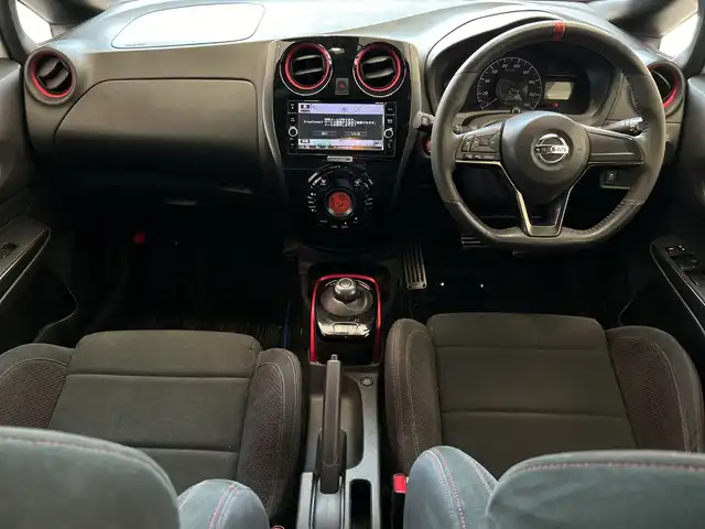 日産 ノート e－パワー ニスモ 埼玉県 2017(平29)年 6.4万km ブリリアントホワイトパール エマージェンシーブレーキ　/純正メモリナビ/　　CD/DVD/BT/フルセグ/LEDオートライト　/純正16インチアルミホイール　/ETC