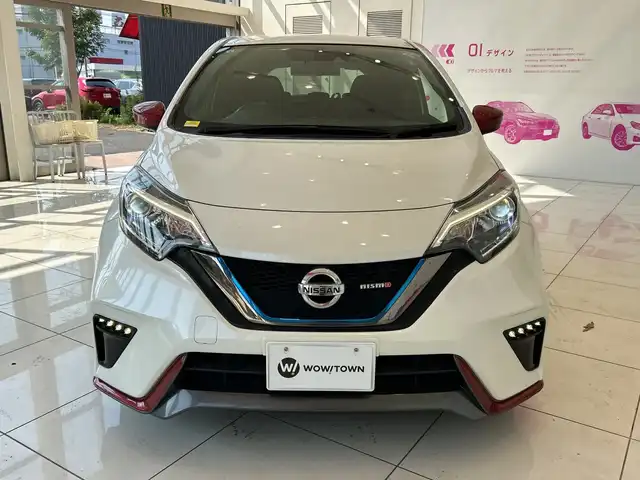 日産 ノート e－パワー ニスモ 埼玉県 2017(平29)年 6.4万km ブリリアントホワイトパール エマージェンシーブレーキ　/純正メモリナビ/　　CD/DVD/BT/フルセグ/LEDオートライト　/純正16インチアルミホイール　/ETC