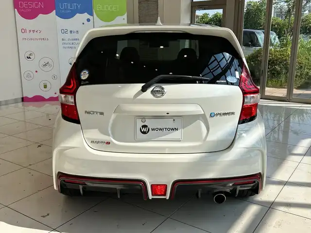 日産 ノート e－パワー ニスモ 埼玉県 2017(平29)年 6.4万km ブリリアントホワイトパール エマージェンシーブレーキ　/純正メモリナビ/　　CD/DVD/BT/フルセグ/LEDオートライト　/純正16インチアルミホイール　/ETC